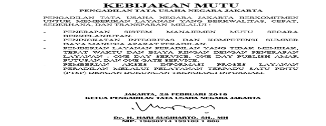 Pengadilan Tata Usaha Negara Jakarta